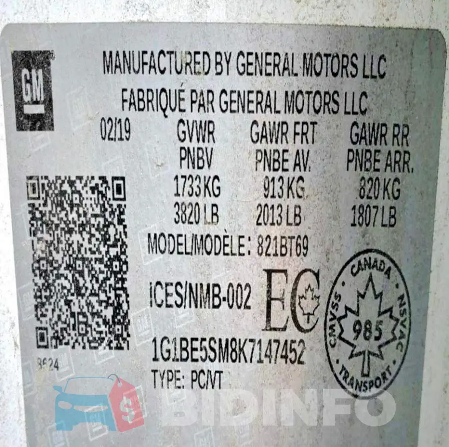 1G1BE5SM8K7147452 Photo# 10