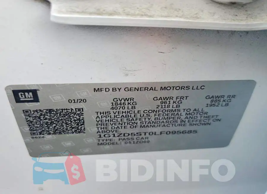 1G1ZD5ST0LF095685 Photo# 13