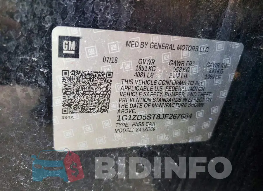 1G1ZD5ST8JF267684 Photo# 12