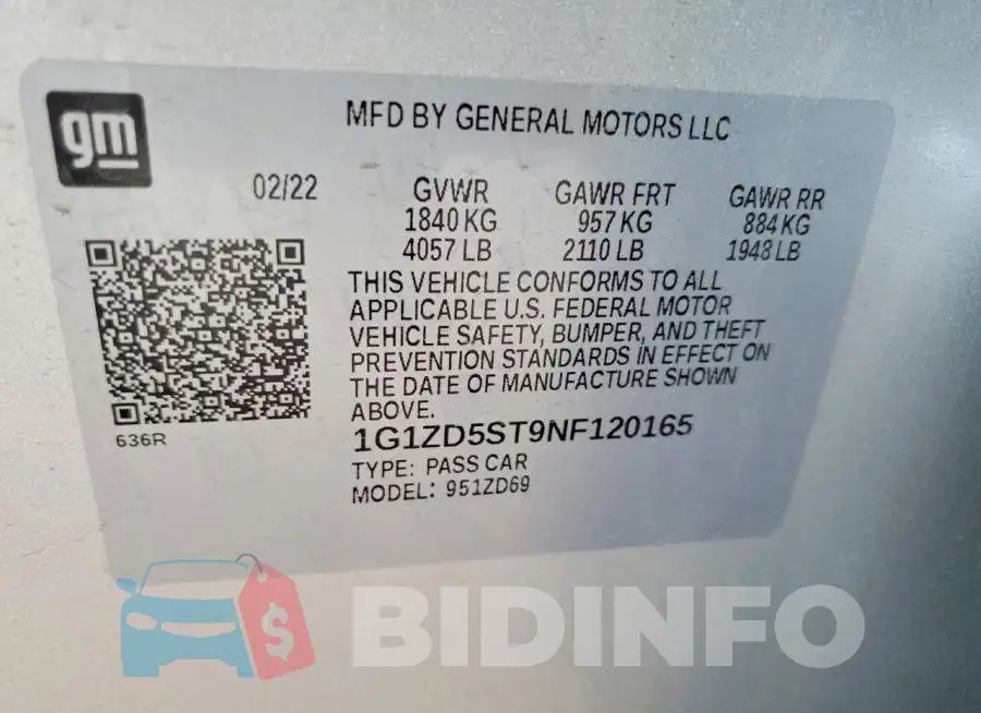 1G1ZD5ST9NF120165 Photo# 12
