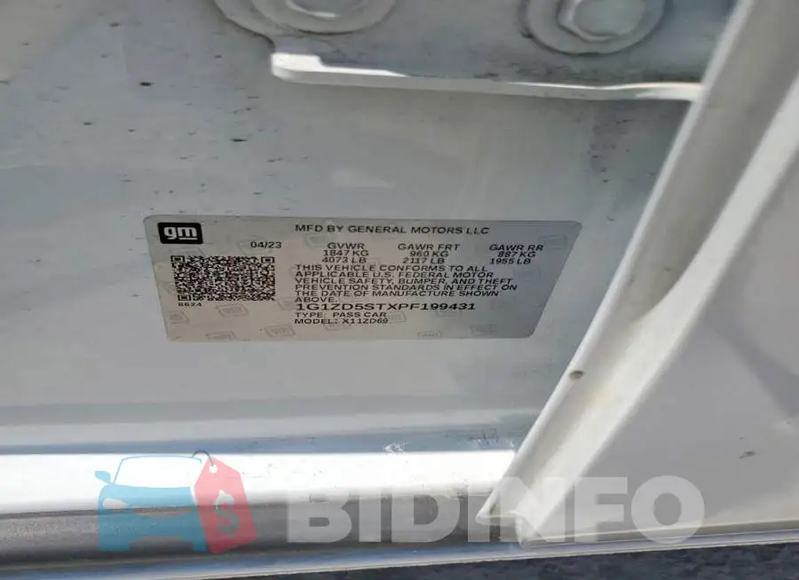 1G1ZD5STXPF199431 Photo# 13