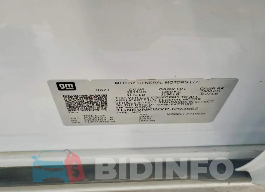 1GNEVNKWXPJ293567 Photo# 13