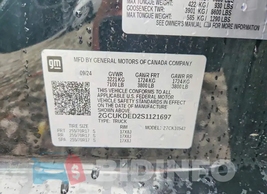 2GCUKDED2S1121697 Photo# 12