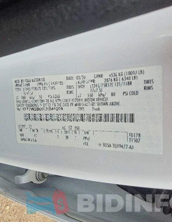 1FT7W2B66LED41209 Photo# 12