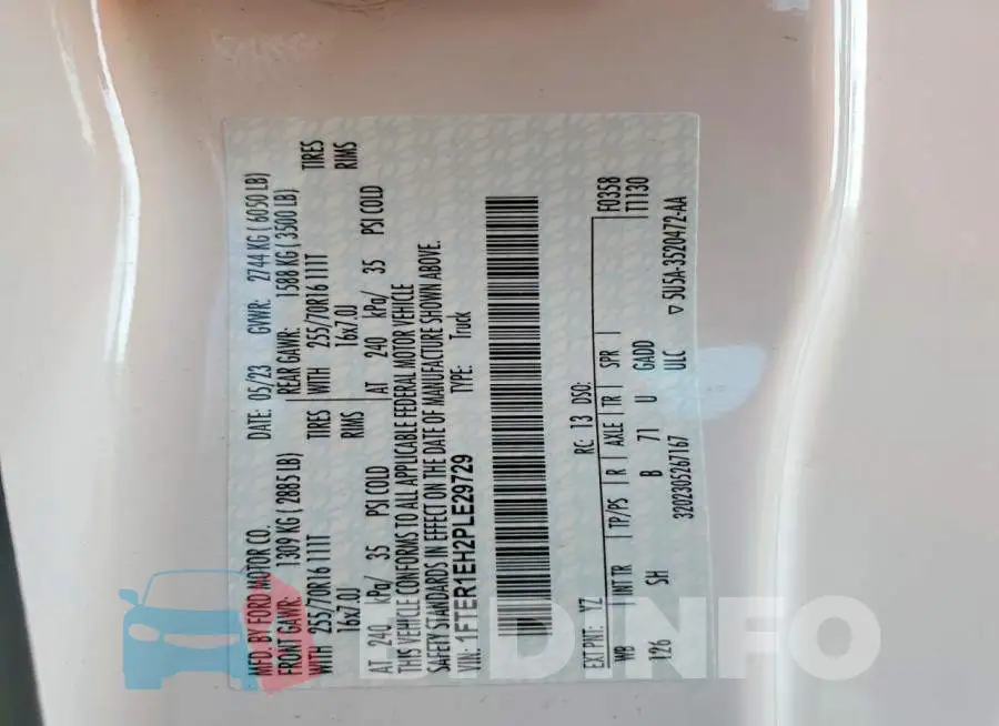 1FTER1EH2PLE29729 Photo# 12