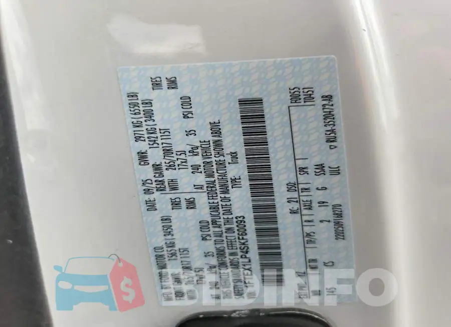 1FTEX1LP4SKF60093 Photo# 12