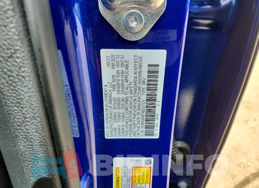 7FARS6H87RE021123 Photo# 13