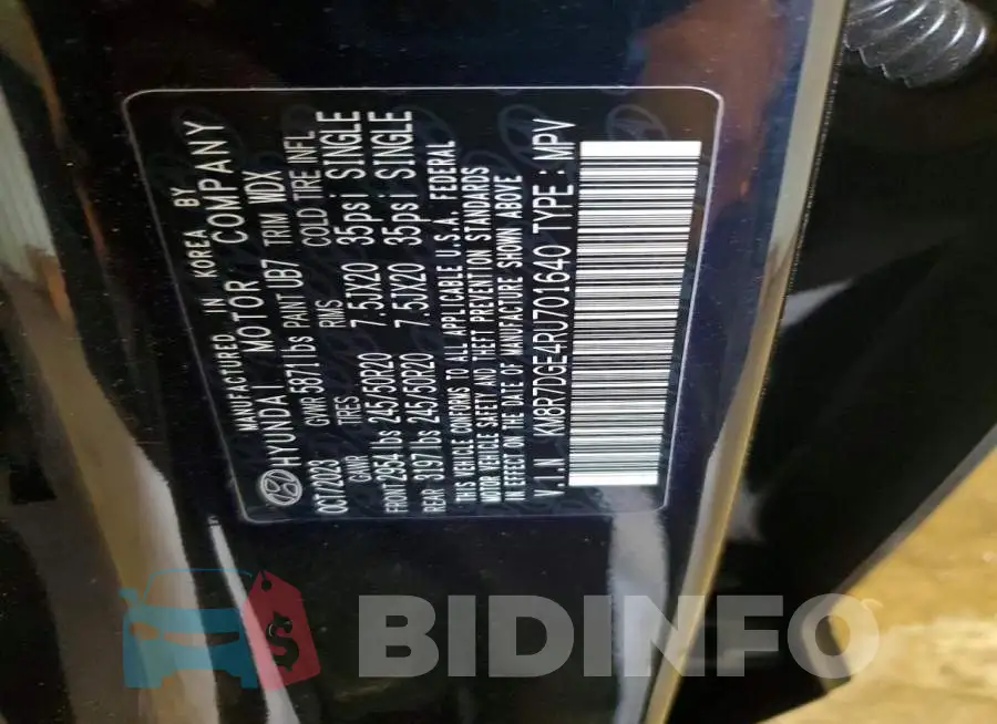 KM8R7DGE4RU701640 Photo# 14