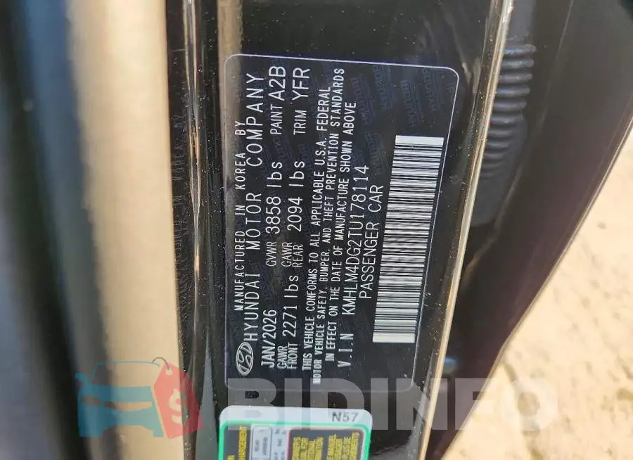 KMHLM4DG2TU178114 Photo# 12