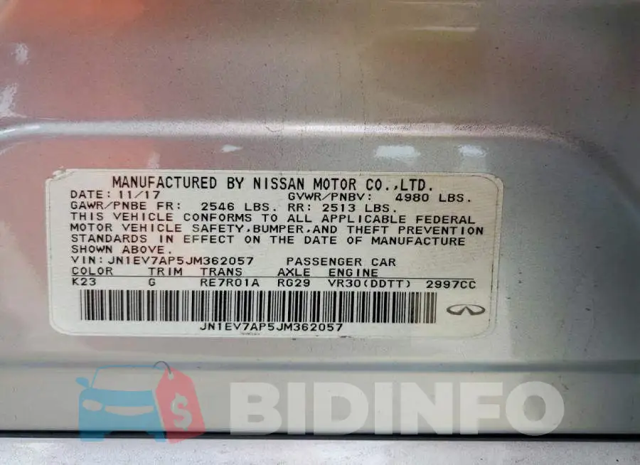 JN1EV7AP5JM362057 Photo# 13