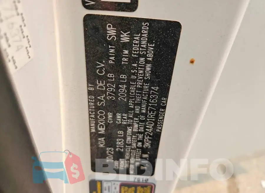 3KPF24AD1RE716374 Photo# 12