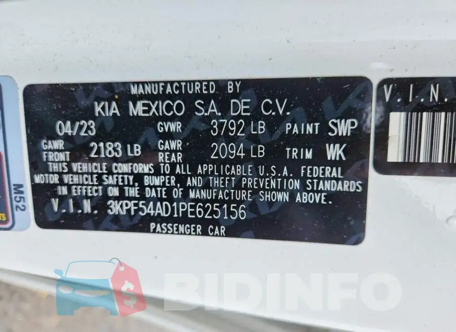 3KPF54AD1PE625156 Photo# 12