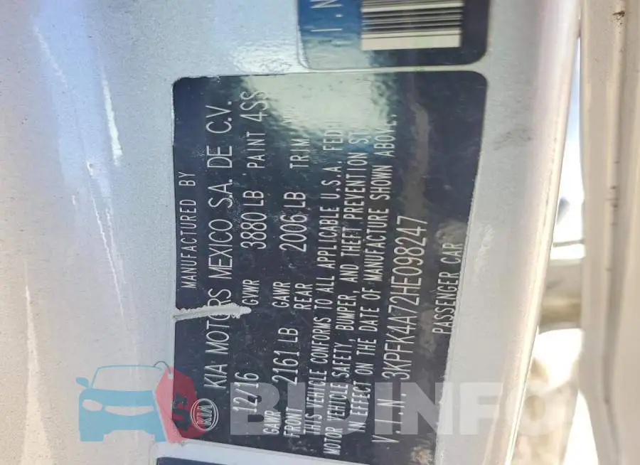 3KPFK4A72HE098247 Photo# 12