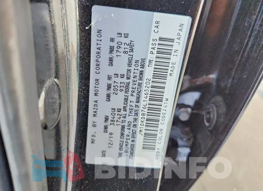 JM1DKDB76L1465202 Photo# 12