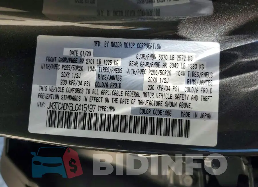 JM3TCADY6L0415197 Photo# 13