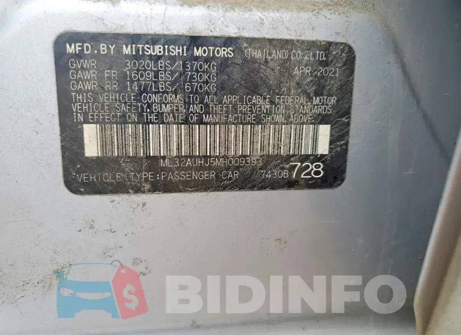 ML32AUHJ5MH009393 Photo# 13