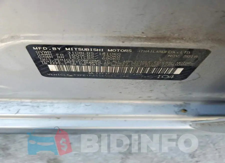 ML32F3FJ0KHF07466 Photo# 12