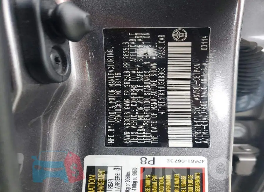 4T1BF1FK1HU308963 Photo# 13