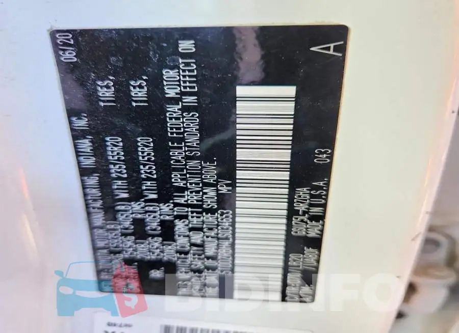 5TDDZRBH4LS034653 Photo# 12