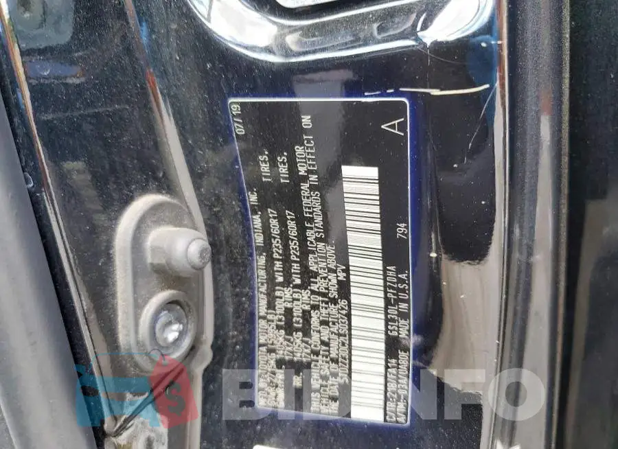5TDZZ3DC2LS037426 Photo# 14