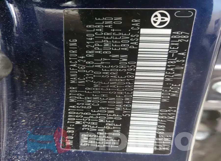 5YFB4MDE0RP187950 Photo# 12