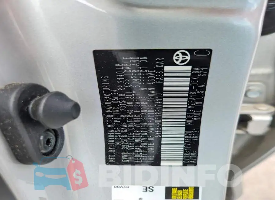 5YFB4MDE1RP174110 Photo# 13
