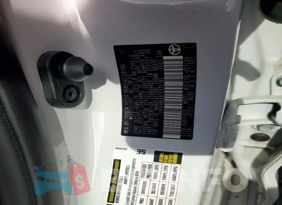 5YFB4MDE8TP375185 Photo# 12