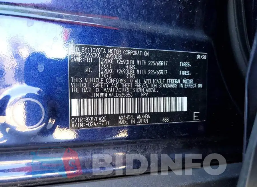 JTMRWRFV4LD535553 Photo# 13