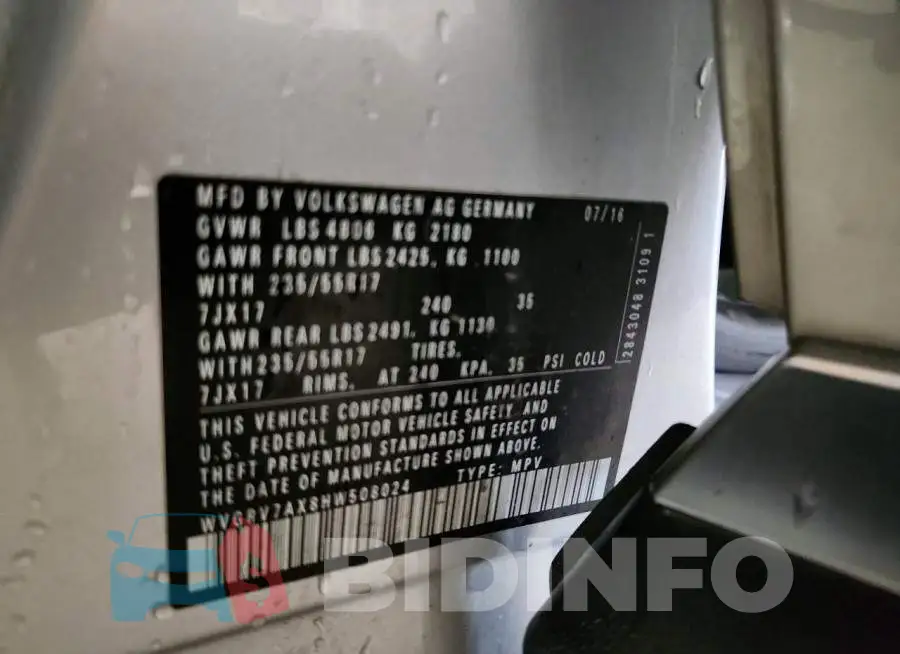 WVGRV7AX8HW508024 Photo# 13