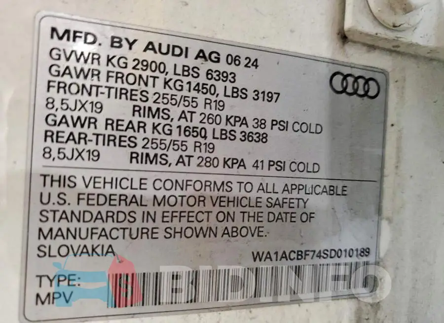 WA1ACBF74SD010189 Photo# 13
