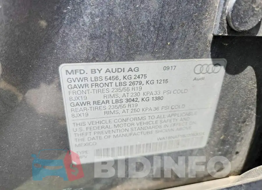 WA1BNAFY6J2053024 Photo# 12