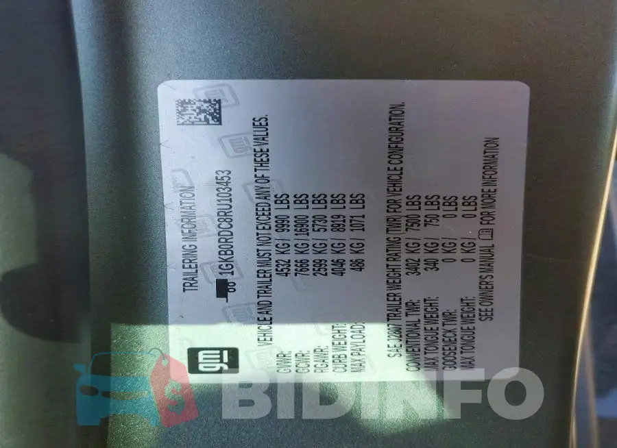 1GKB0RDC8RU103453 Photo# 13