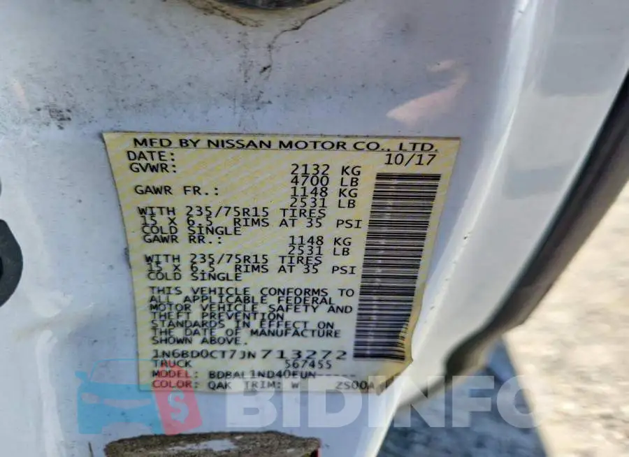 1N6BD0CT7JN713272 Photo# 13