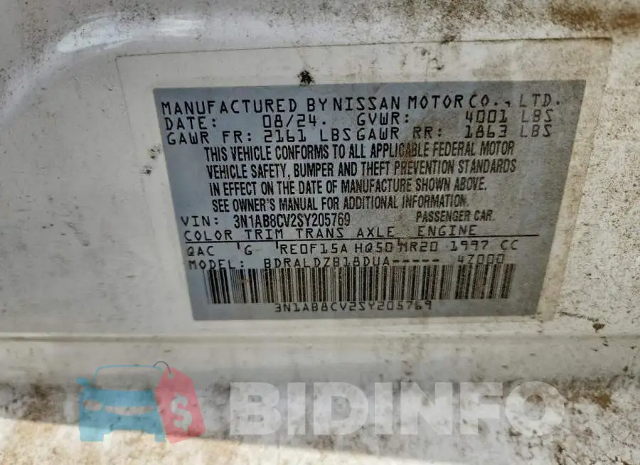 3N1AB8CV2SY205769 Photo# 12