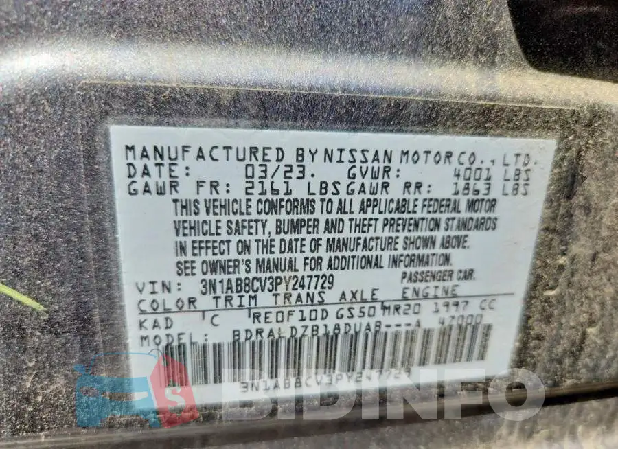 3N1AB8CV3PY247729 Photo# 12