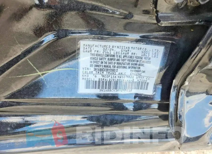 3N1AB8CV3RY299512 Photo# 13