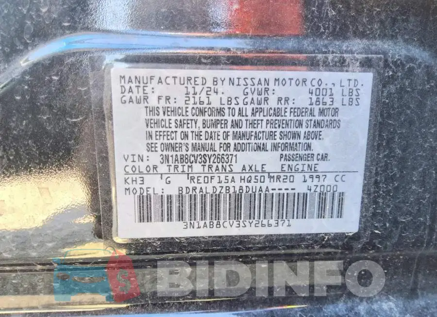 3N1AB8CV3SY266371 Photo# 5