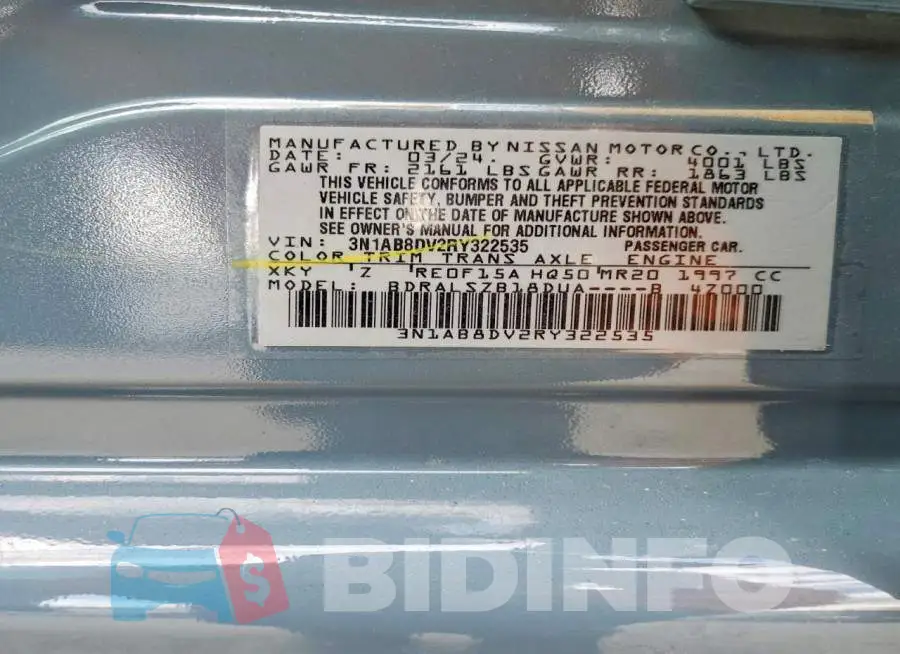 3N1AB8DV2RY322535 Photo# 12