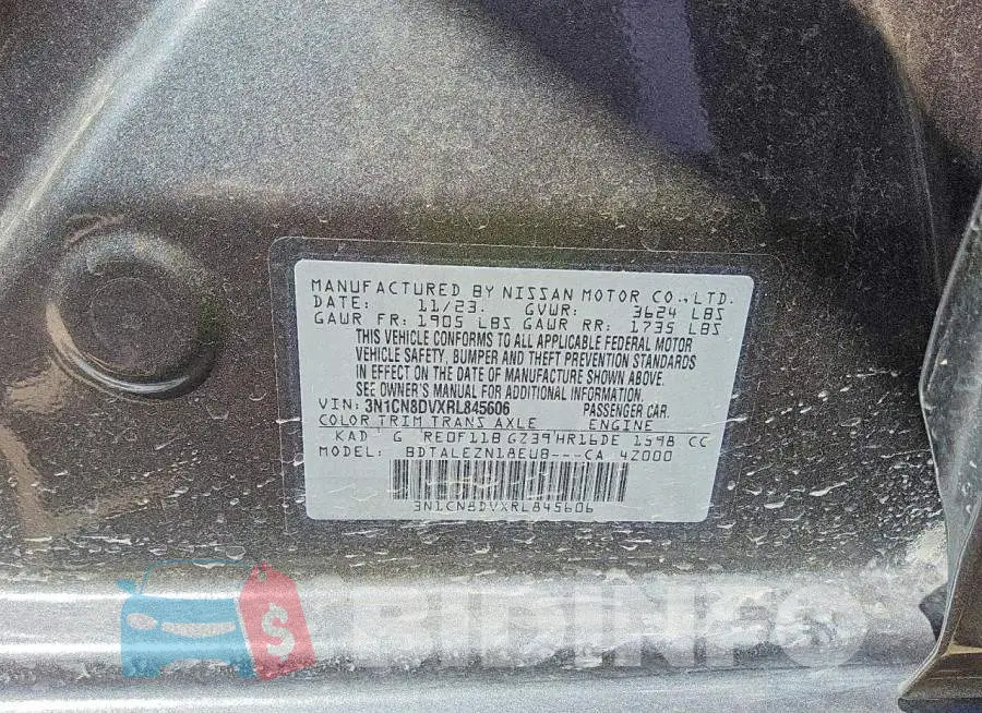 3N1CN8DVXRL845606 Photo# 12
