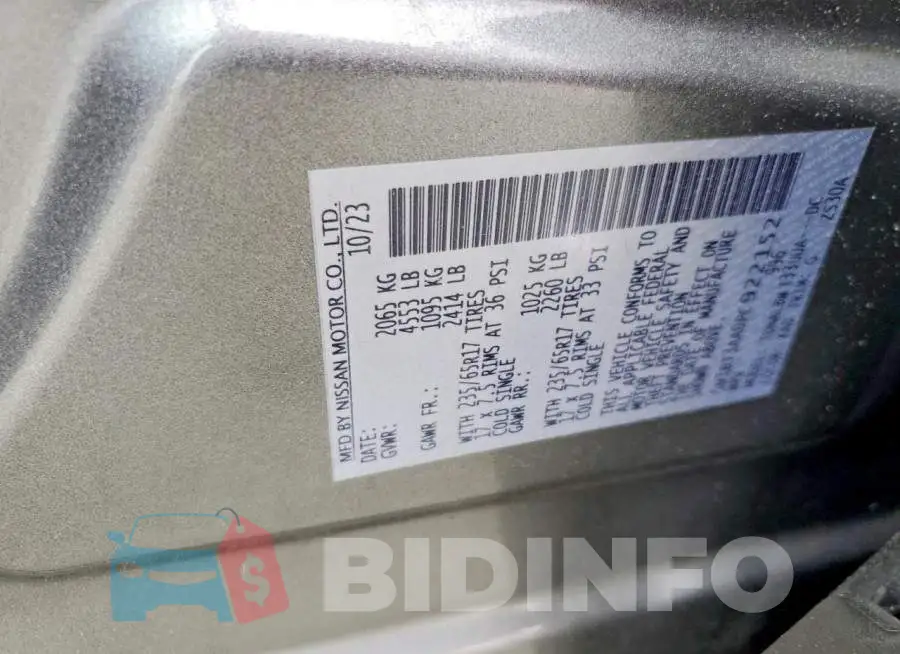 5N1BT3AA0PC922152 Photo# 14