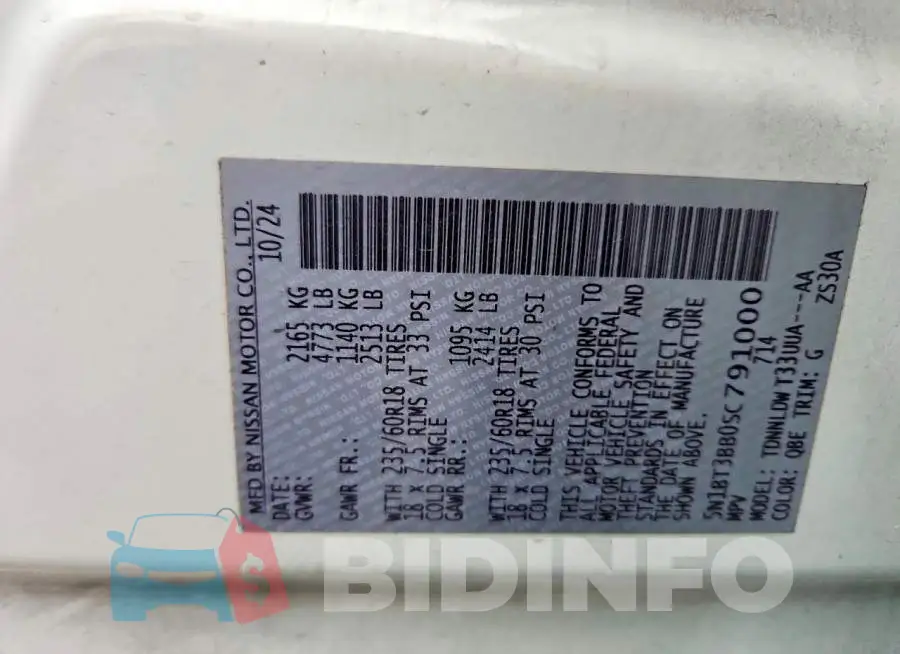 5N1BT3BB0SC791000 Photo# 13