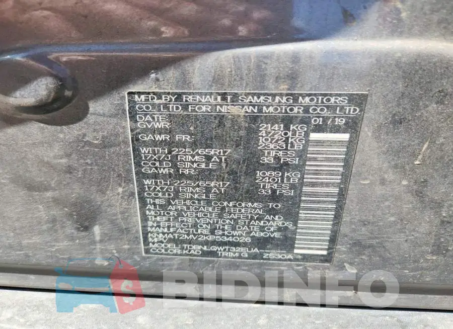 KNMAT2MV2KP534026 Photo# 13