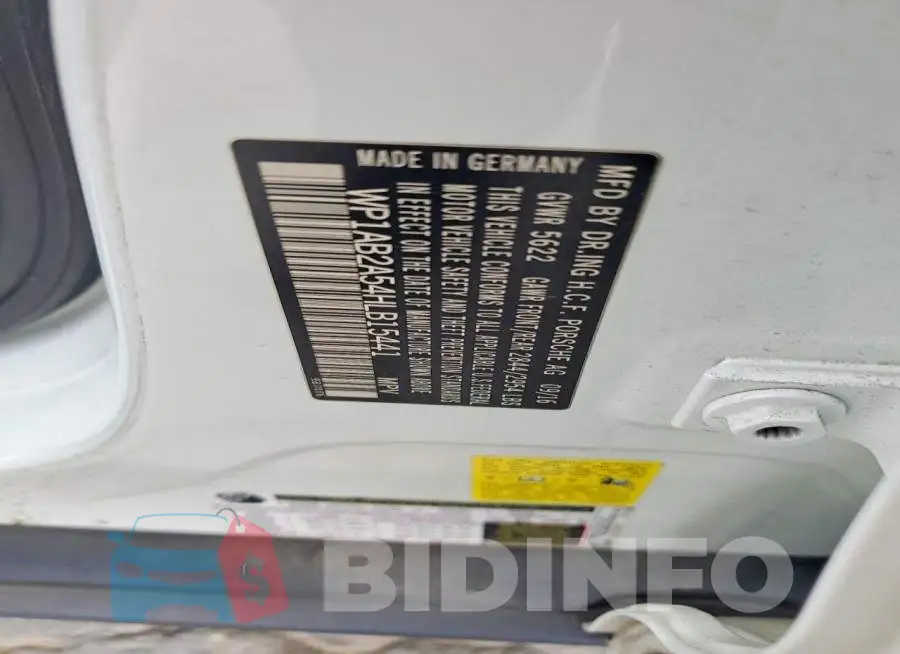 WP1AB2A54HLB15441 Photo# 13