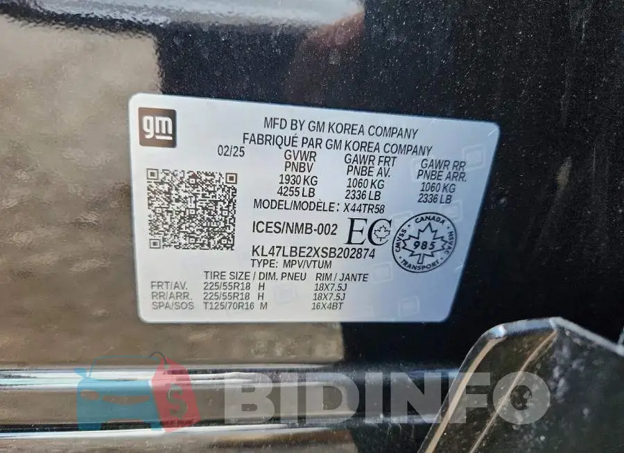 KL47LBE2XSB202874 Photo# 13