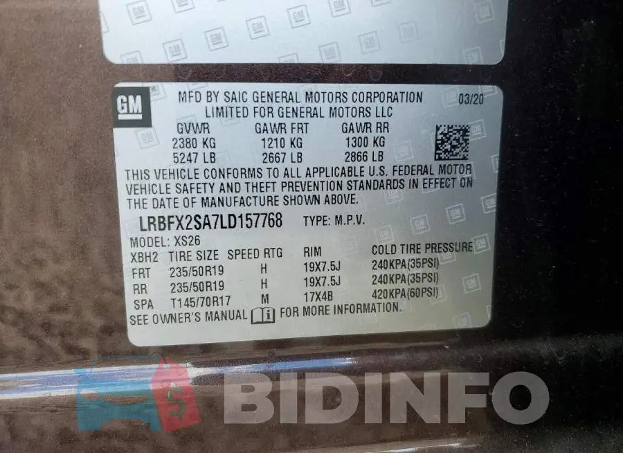 LRBFX2SA7LD157768 Photo# 14