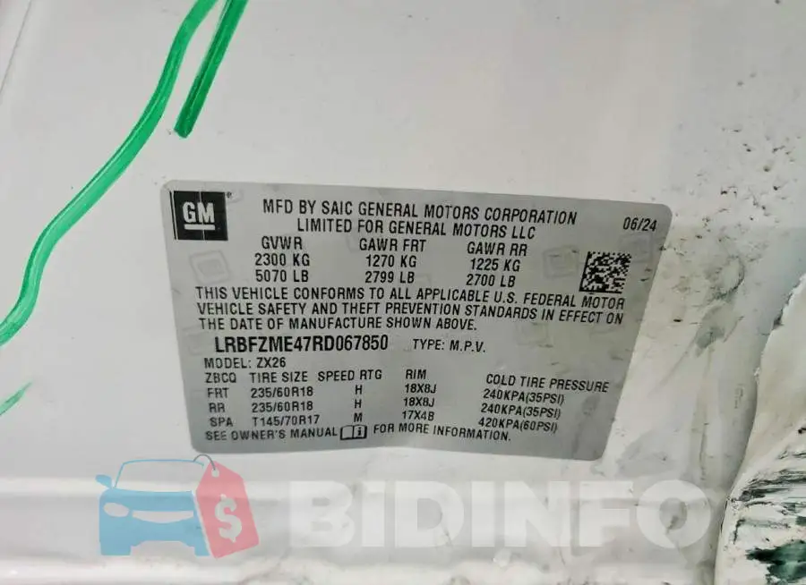 LRBFZME47RD067850 Photo# 14