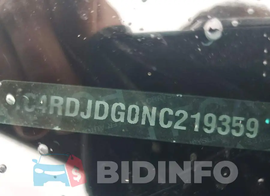 1C4RDJDG0NC219359 Photo# 13