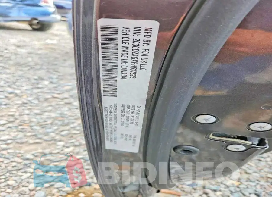 2C3CDZAGXPH637828 Photo# 11