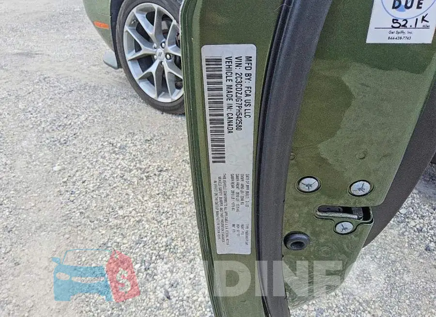 2C3CDZJG7PH542580 Photo# 12