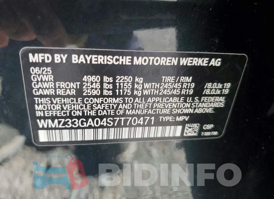 WMZ33GA04S7T70471 Photo# 13